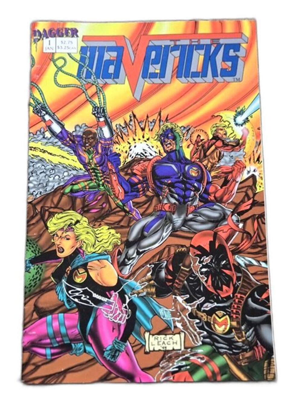 The Mavericks #1 (1993) Dagger Comics Vintage Comic Book